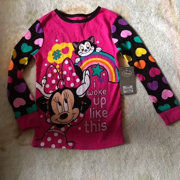 NWT Disney Store Minnie Mouse Girls T Shirt Tee Top Pink many sizes